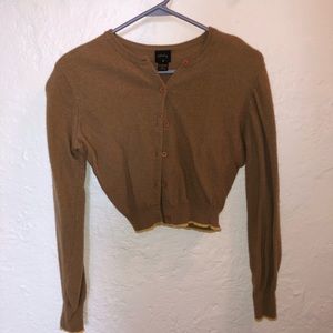 Vintage cropped cardigan sweater